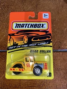 Matchbox 1993 Yellow Road Roller #40 Contruction Vehicle Die-Cast 1:64 New Seal - Picture 1 of 2
