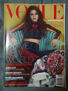 🔶️RARE SEPT 2016 SELENA GOMEZ AUSTRALIAN VOGUE MAGAZINE louis vuitton fashion - Picture 1 of 7