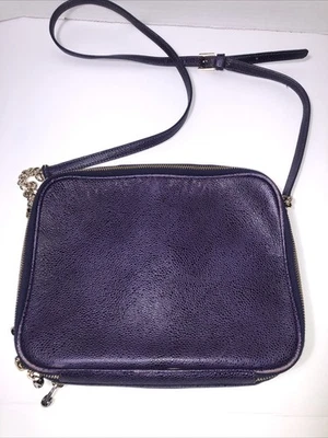 Bolso Bandolera HENRI BENDEL Púrpura Cuero Granulado Cremallera Foto 1 de 4