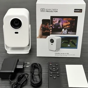 Vidéoprojecteur Portable Projecteur Full HD 4K Wifi Android Rétroprojecteur LED - Photo 1/12