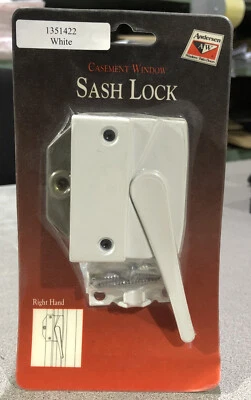 Andersen #7191-32 Sash Lock & Keeper in White (1974  to 1995) - Image 1 of 2