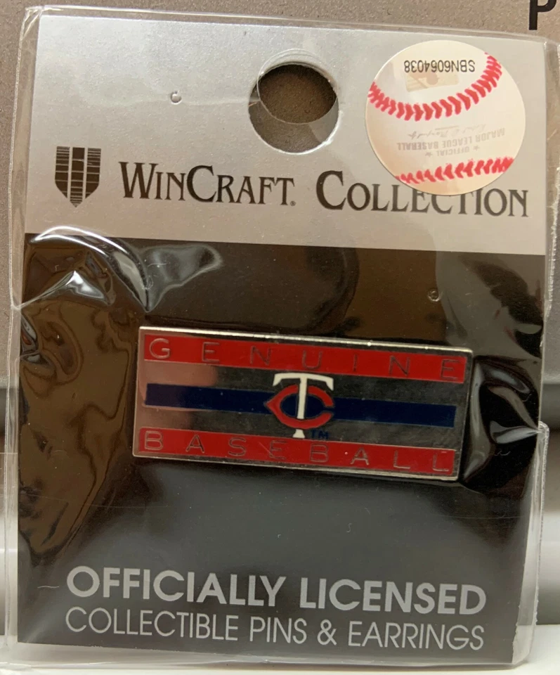 MINNESOTA TWINS GENUINE BASEBALL LAPEL COLLECTOR PIN NEW WINCRAFT - Image 1 of 1