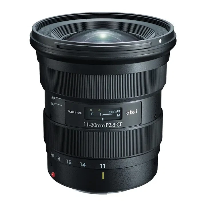 Tokina atx-i 11-20mm f/2.8 CF Lens PLUS for Canon EF-Mount Camera - Image 1 of 1