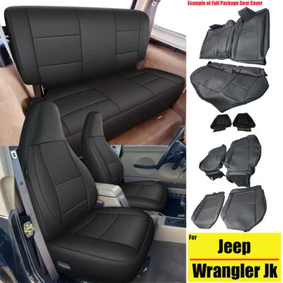 (All inclusive Custom)Car 5-Seat Covers Pad For Jeep Wrangler 2-Door 2011-2012 - Image 1 of 4