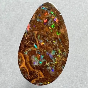 Colores gemas eléctricas * Ópalo de roca de matriz sólida australiano natural de 18 quilates * Video - Imagen 1 de 6