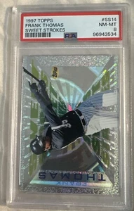 1997 Topps Frank Thomas Sweet Strokes #SS14 PSA 8 - Picture 1 of 2