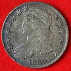 Us 1830 Capped Bust ½ Dollar Half Dollar 50C Large O Xf Coin! 81