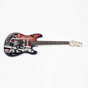 New Woodrow Guitar by The Sports Vault NFL Atlanta Falcons Northender Guitar - Picture 1 of 10