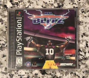NFL Blitz (PlayStation 1) Black Label Case & Manual Only - No Game - Picture 1 of 3