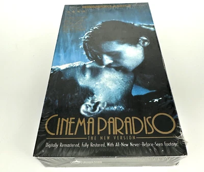 Cinema Paradiso The New Version Sealed VHS Remastered Miramax Watermark OOP Rare - Image 1 of 4