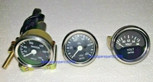 Smiths Replica 52 mm 2 1/16" Gauges Kit - Water Temp + Oil + Volt Gauge BC - Picture 1 of 4
