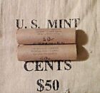 Vintage Indian Head Cent Roll 1859-1909 Antique Pennies Old Lot Us Collectibles