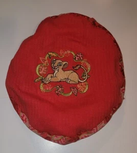 Vintage Disney Lion King Nala Childrens Hat Beret Style Girls Cap With Red Bow - Picture 1 of 3