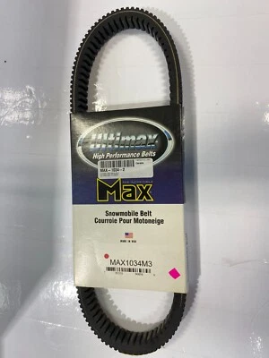 ULTIMAX BELT - FITS VARIOUS OLDER SKIDOO'S ELAN, ELITE, OLYMPIC - Image 1 of 3
