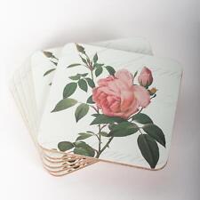 Set Of 6 Square Roses Coasters
