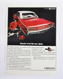 Anuncio de auto grande - Chrysler 300 1966 (folleto de póster impreso en anuncios) - Imagen 1 de 1