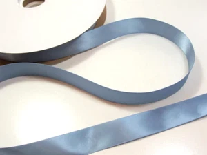 Schiff Williamsburg Blue Single-Face Satin Ribbon 7/8 inch wide x 10 yards, 1231 - Picture 1 of 5