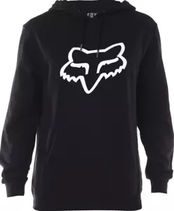 FOX RACING LEGACY FOXHEAD Pullover FLEECE Hoodie Black FO14625001M Size Medium - Picture 1 of 2