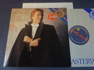 NM SIBELIUS - SYMPHONY NO 5 etc LP, Philharmonia, Salonen, CBS M 42366 - Picture 1 of 4
