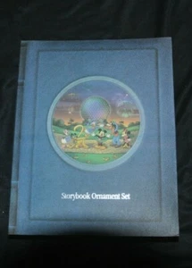 DISNEY-2000 CHRISTMAS ORNAMENT SET-IN BOOK--NEW-STORYBOOK ORNAMENT SET - Picture 1 of 2