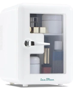 Ice Blue Skincare Beauty Fridge With See Through Door 12v DC 110v AC Car & Home - Picture 1 of 7