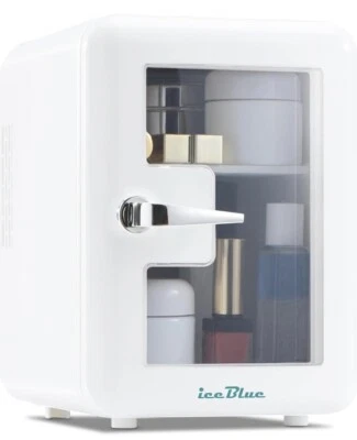 Ice Blue Skincare Beauty Fridge With See Through Door ￼12v DC 110v AC Car & Home - Image 1 of 4