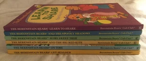 6 Berenstain Bears Cub Club HC Books 1992 Get Jealous, Learn to Share, Spooky Sh - Bild 1 von 12