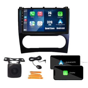Radio stereo quad-core 9" navigatore GPS 2+32GB WiFi per Mercedes-Benz W203 W209 05-09 - Foto 1 di 1