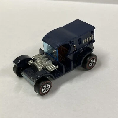 HOT WHEELS Redline Blue Paddy Wagon 1970 Police - Image 1 of 4