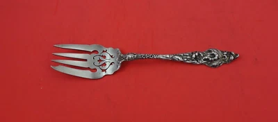 Les Six Fleurs by Reed and Barton Sterling Silver Cold Meat Fork Extra Piercings - Image 1 of 2