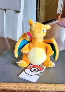 Pokemon Center Charizard peluche bambola 7 pollici peluche 2014 nuovo con etichette - Foto 1 di 4