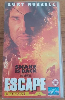 Escape From L.A. VHS Video Tape Kurt Russell LIKE NEW CONDITION - Image 1 of 4