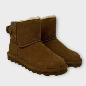 NEW Bearpaw Betty Hickory Caviar Suede Boots Size 7 - Imagen 1 de 10