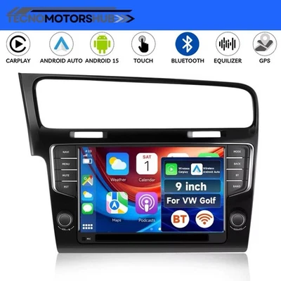 Autoradio Android per Golf G7 4GB + 64GB Octacore CarPlay Navi Wifi - Telecamera - Immagine 1 di 4