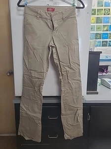 Dickies Hose Damen Größe 1 Khaki Jeans Arbeit - Bild 1 von 3