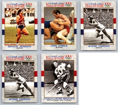 Lote de 60 cartas - 1991 Impel US Olympic Cards Hall of Fame - Jenner Gable Owens - Imagem 1 de 4