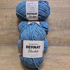 Lotto di 4 matassine Bernat coperta grande palla filato laguna 10,5 oz 300 g 220 yd - Foto 1 di 4