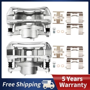 2pcs Front Brake Calipers w/ Bracket For Honda CR-V 97-01 Odyssey 95-98 19B1461 - Picture 1 of 18