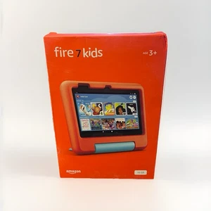Amazon Fire 7 12th Generation Orange 7 In 16 GB Storage 2 GB RAM Tablet - Picture 1 of 2