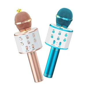 Ankuka Kids Karaoke Microphone 2 Pack,Wireless Bluetooth Karaoke Microphone f... - Picture 1 of 10