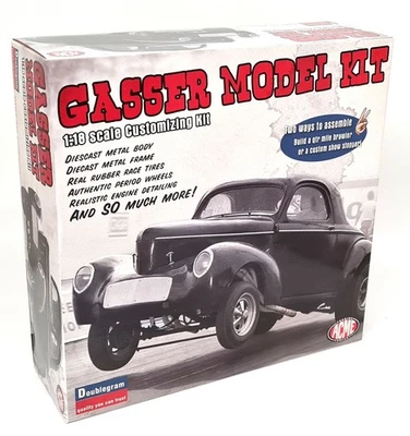 Acme 1/18 Willys Blown Gasser 1940 Diecast Model Car Kit Show or Qtr Mile Strip - Image 1 of 4