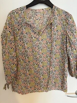 Camisa de Colección Yves Saint Laurent Estampada Floral Chemise Ajuste Junior Para Mujer’s 6/8 Foto 1 de 4