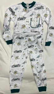 NUEVO CON ETIQUETAS 100% Algodón Orgánico Nola Tawk Fútbol Estampado Pijama Conjunto Talla 3 Años - Imagen 1 de 9
