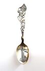 Antique Sterling Native American Indian Chief FLATIRON BLDG in NY Souvenir Spoon