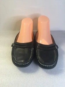 ugg Leder Pantoletten Gr. 8 Farben schwarz flach & Halbschuhe - Bild 1 von 8
