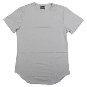 NWT Cuts Clothing Elongated PYCA Pro Short Sleeve Tee Crew Neck Granite Large - Imagen 1 de 9
