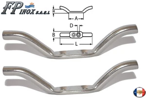 Taquet Fanion inox A2 Longueur 90mm ( Lot de 2 ) - Imagen 1 de 3