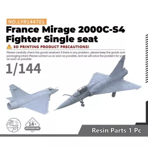 Yao's Studio 1/144 Military Model Kit France Mirage 2000C-S4 Fighter Single seat - Picture 1 of 4