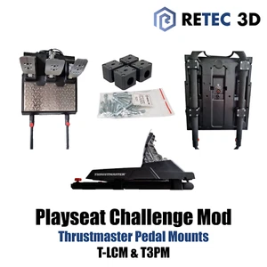 Playseat Challenge Mod - Soportes de pedal Thrustmaster T-LCM y T3PM - Imagen 1 de 7