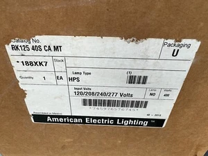 American Electric 125 Series 400W HPS Flood Light Repair Kit - RK125 40S CA MT - Picture 1 of 8
